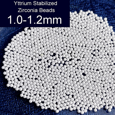 Yttrium Stabilized Zirconia Beads Media 1.2mm สำหรับกาวสารกำจัดศัตรูพืชบด