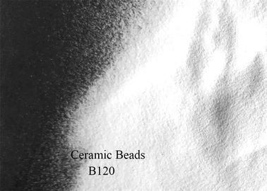 White Shot Ceramic Shot Peening B120 Zirconia Beads สำหรับชิ้นส่วนรถยนต์