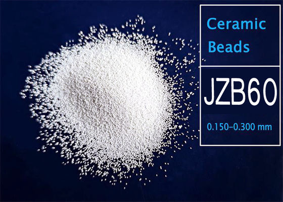 JZB60 JZB120 JZB205 สื่อการเป่าด้วยทรายลูกปัดเซรามิกสำหรับการรักษาพื้นผิวโลหะ