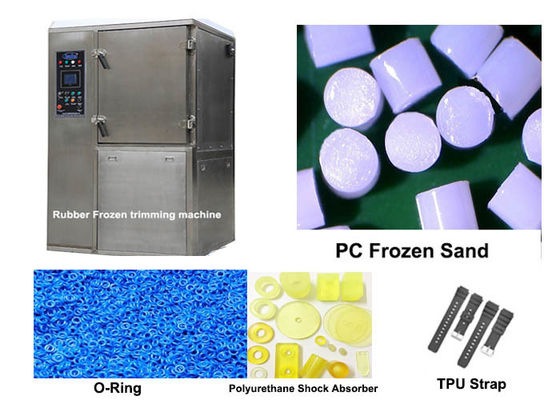 Cryogenic Deflashing Polycarbonate PC ทรายแช่แข็งสำหรับอุปกรณ์อิเล็กทรอนิกส์ &amp; Diecast Deburring