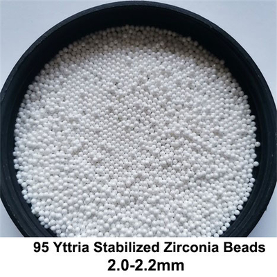 95 Yttrium Stabilized Zirconia Beads Grinding Media สำหรับวัสดุที่มีความหนืดสูงและความแข็งสูง