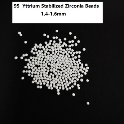 95 Yttria Zirconia Beads 1.4-1.6mm Zirconia Grinding Balls ความแข็งแรงสูง