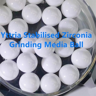 95 Yttria Zirconia Beads Grinding Media 50mm Balls ความแข็งแรงสูงสำหรับ Electronic