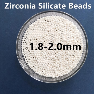 95 Yttrium Stabilized Zirconia Beads 1.6-1.8 มิลลิเมตร สื่อบดสําหรับการทาสี