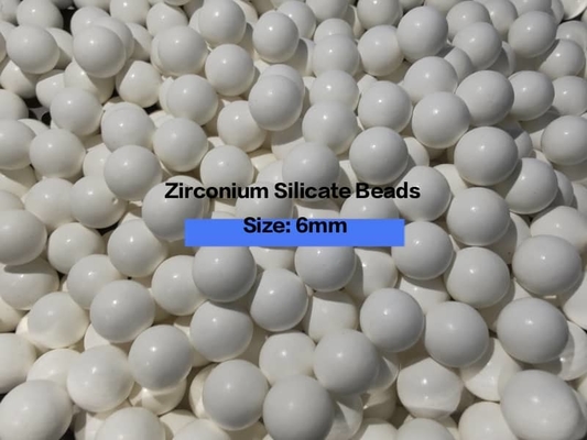 สื่อการบดซิรคอนิโอ 94.8% ZrO2 5.2% Y2O3 ความจุบบบด &gt; 1500N 3 W/mK การนําไฟฟ้า