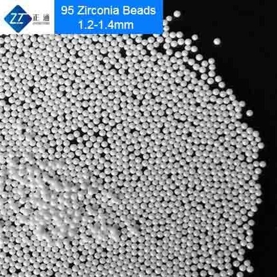 ความบริสุทธิ์สูง Zirconia ลูกปัดบดวัสดุแบตเตอรี่ลูกเซรามิกเซอร์โคเนีย
