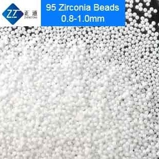 95 Yttrium Stabilized Zirconia Beads 1.6-1.8mm สื่อการบด สําหรับการเคลือบเครื่องประดับหรือตกแต่ง