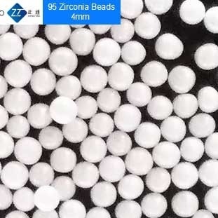 อัตราการขัดสีต่ำวัสดุกัดเซอร์โคเนียวัสดุแม่เหล็กลูกปัดเซอร์โคเนียมออกไซด์