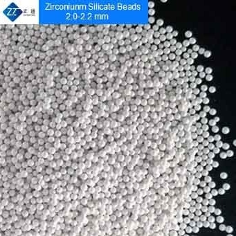 ความต้านทานการสึกหรอสูงเซอร์โคเนียมซิลิเกตสำหรับหมึก 65 เม็ดเซอร์โคเนีย