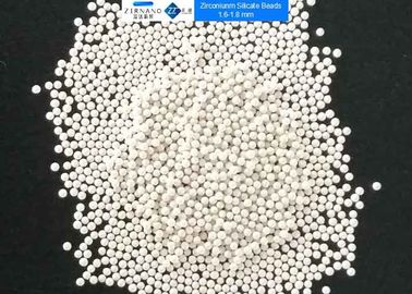 เซอร์โคเนียมสีขาว Sinterred 4, 1.8 - 2.0 มม. 1.1 KN Zirconium Silicate Media