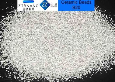 Ceramic Beads B20-B505 Ceramic Blasting Media การทำความสะอาดผิวหน้าความทนทานสูง