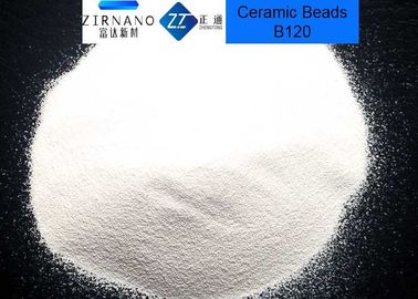 60 - 66% ZrO2 Zirconia Beads Blasting Abrasive Media, เซอร์โคเนียมออกไซด์ลูกปัด B120
