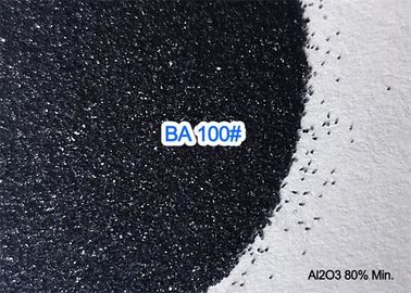 8.0 Mohs Black Aluminium Oxide Blasting Media Abrasive 3.50g / Cm3 โครงสร้าง Trigonal Crystal