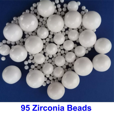 95 Yttrium Stabilized Zirconia Grinding Media 1.8-2.0 มม. สำหรับการทาสี, การกระจายหมึก