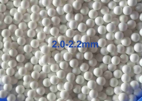 65 Zirconia Beads Zirconium Silicate Beads 1.6 - 1.8mm / 2.0 - 2.2mm For Vertical Grinding Mill