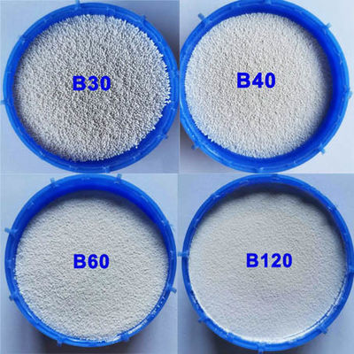 60HRC Ceramic Blasting Media Zirconia Beads B120 B150 B170 B205 For Golf & Artificial Joint