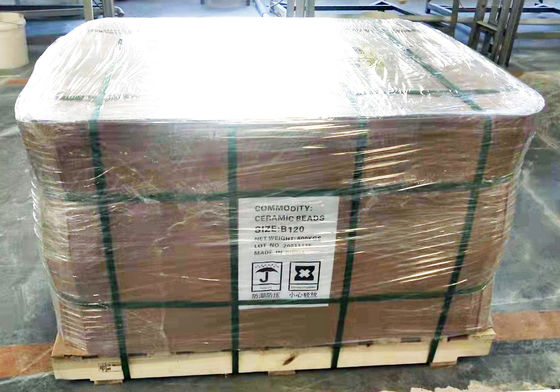 Sandblasting ZrO2 60-65% ceramic beads sizeB120, B150, B170 Ceramic Blasting Media