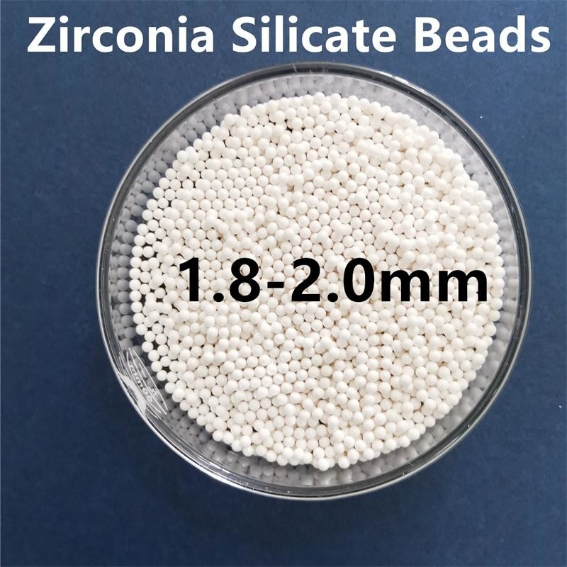 95 Yttrium Stabilized Zirconia Beads 1.6-1.8 มิลลิเมตร สื่อบดสําหรับการทาสี