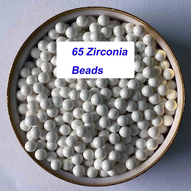 6.0g/cm3 ความหนาแน่น Zirconia สื่อการบด ความทนทานต่อการบดที่ดีสําหรับการบดแม่นยํา