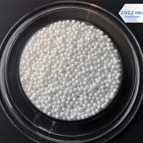 2.0 - 2.2mm / 2.2 - 2.4 มม. ลูกเซอร์โคเนียมออกไซด์, Sphere Zirconia เม็ดบีด