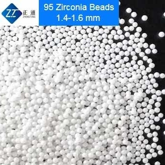 95 Yttrium Stabilized Zirconia Beads 1.6-1.8mm สื่อการบด สําหรับการเคลือบเครื่องประดับหรือตกแต่ง