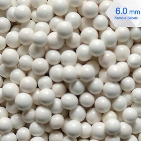 ความหนาแน่น 4.0g / cm3 เซอร์โคเนียมออกไซด์ลูกปัดเซอร์โคเนียลูกเซรามิก 4 - 10mm