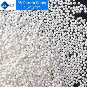 สื่อการกัดกัดเซอร์โคเนีย 95, วัสดุเจียรนัย Zirconia เสถียร Yttrium 1.0 - 1.2 มม